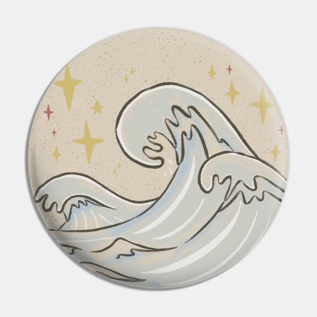 The Great Wave Off Kanagawa Remake Pin by Rania Younis