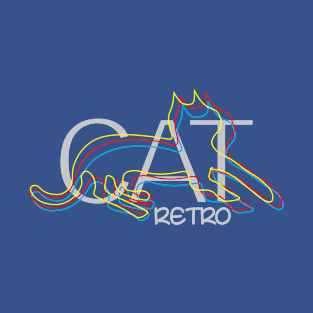 Cat Retro T-Shirt