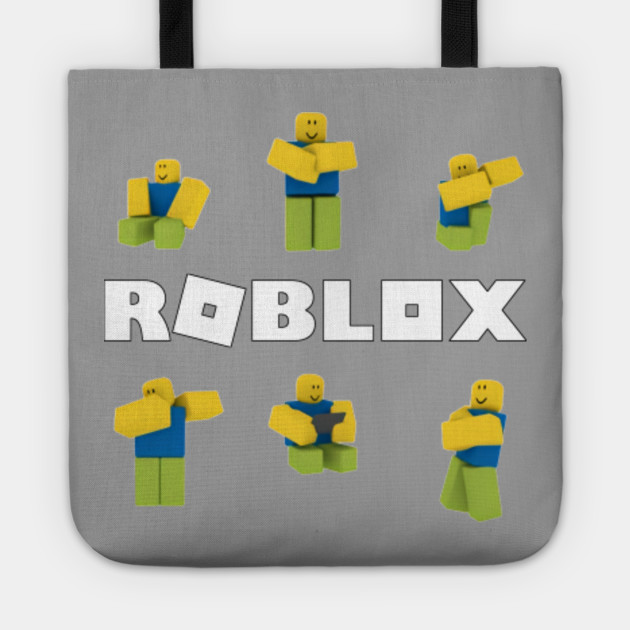 Roblox Noob Roblox Tote Teepublic - roblox noob clothes