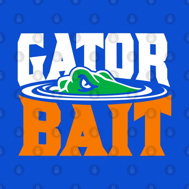 Gator Bait! - On Blue by humbulb