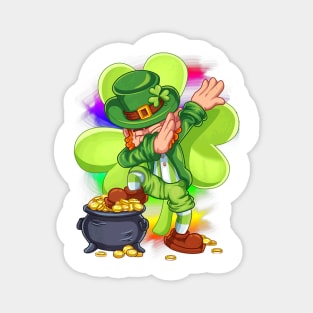 Dabbing Leprechaun Boys Kids Irish Patrickss Magnet