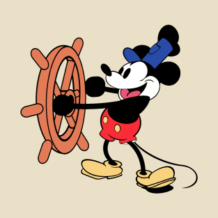 Steamboat Willie - Classic Cartoon T-Shirt