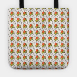 Pattern with an Ice cream in waffle cone Tote