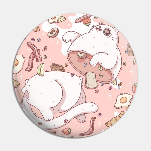 breakfast kitty Pin by odsanyu