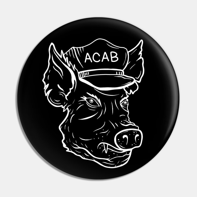 ACAB Pig Pin by valentinahramov