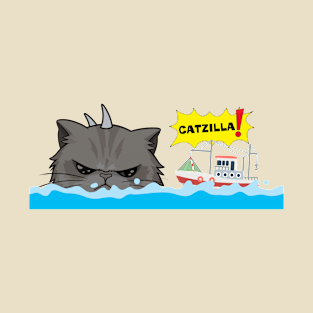 Catzilla Minus Meow T-Shirt