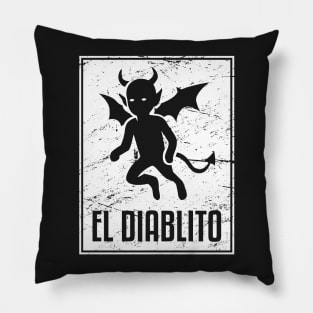 El Diablito | Loteria Mexican Tarot Card Pillow