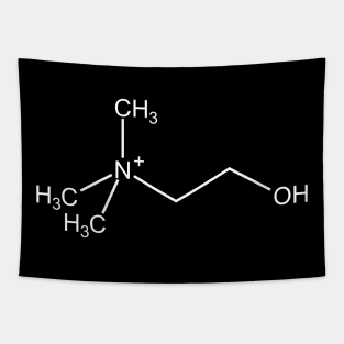 Choline C5H14NO Molecule Tapestry