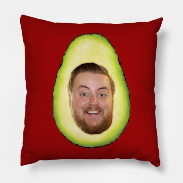 Pretty Good Cooking - Avocado Phil Pillow by PrettyGoodCooking