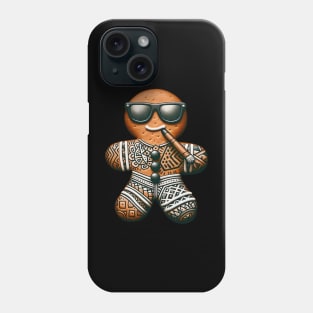 Holiday Gingerbread Man with Attitude Phone Case