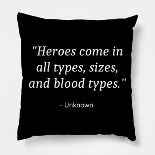 World Blood Donor Day Pillow