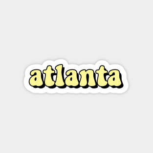 Atlanta soft Yellow Magnet