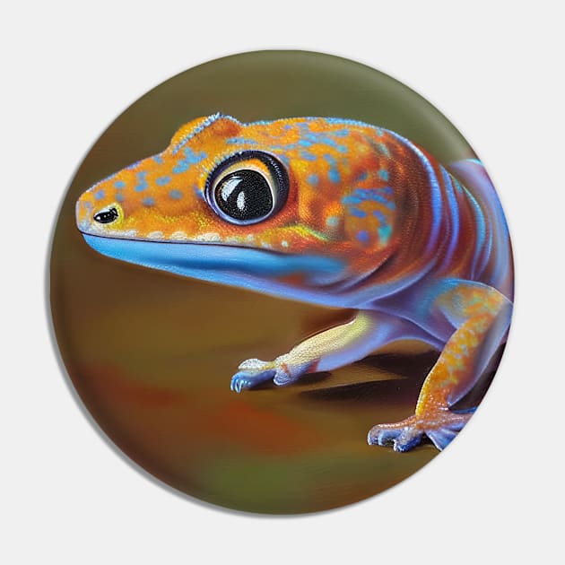 Gecko Pin by cloudart2868