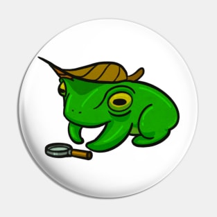 Frog Detective Pin