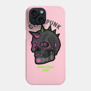 Cybernetic Skeleton Cyberpunk Skull Phone Case