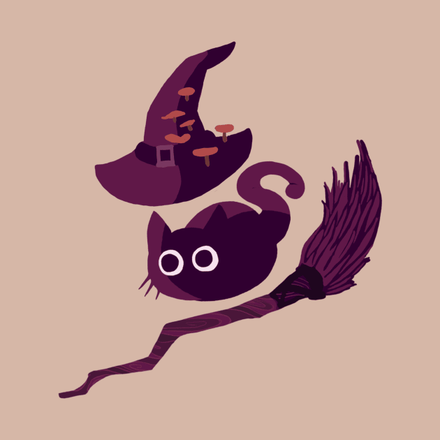 Witch Cat, Witch-Craft by kwardart