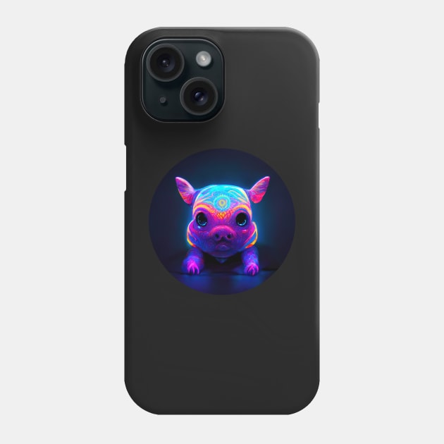 Psychedelic Pig Phone Case by RichieDuprey