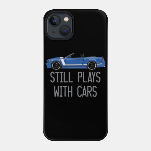 Convertible Still Pays With Cars-Grabber Blue - Convertible Pony - Phone Case