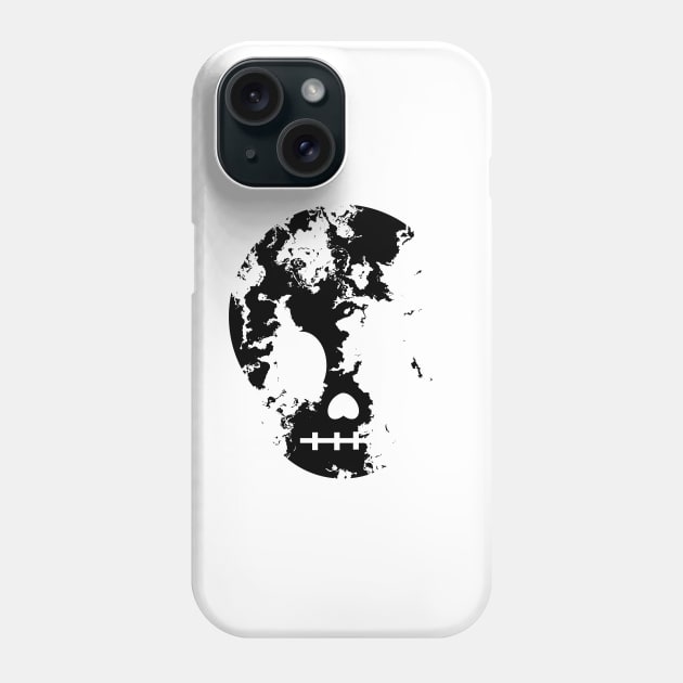 Fractured Skull (White Background) Phone Case by LaurenPatrick