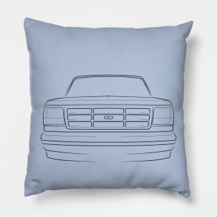 1996 Ford F-150 - front stencil, black Pillow