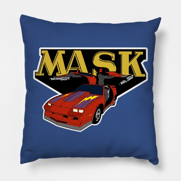 Matt Trakker Thunderhawk Pillow by Meta Cortex