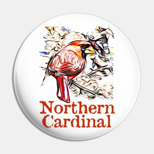 Northern Cardinal Pin