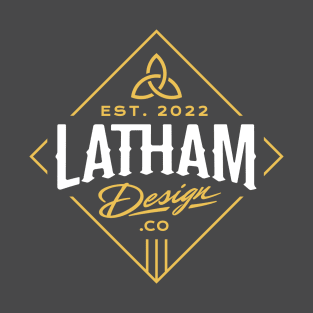 Latham Design Co. – Diamond White/Gold T-Shirt