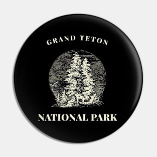 Grand Teton Nation Park Vintage Pin