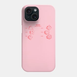 The Dice (d20 Red) Phone Case