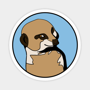 Funny Animal Design - Cheeky Meerkat Magnet