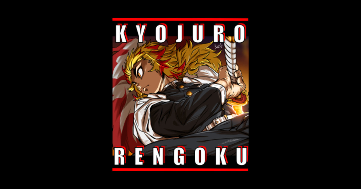 9th Form Rengoku Rengoku Kyojuro Sticker TeePublic