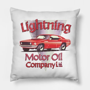 Lightning Motor Oil Company Ltd. Pillow