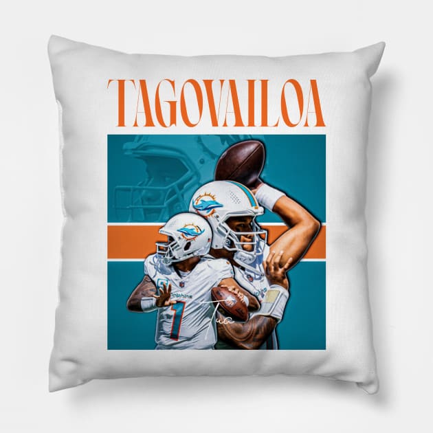 Tua Tagovailoa 1 Pillow by NFLapparel