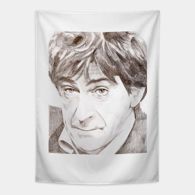 Patrick Troughton Tapestry by Grant Hudson