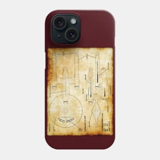 Parchment Showing Original Series Dreadnought Phone Case