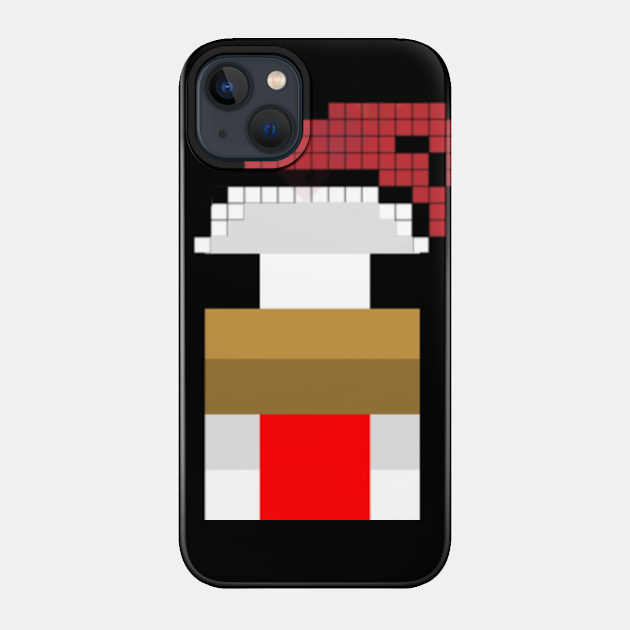 Christmas Minecraft chicken - Minecraft - Phone Case