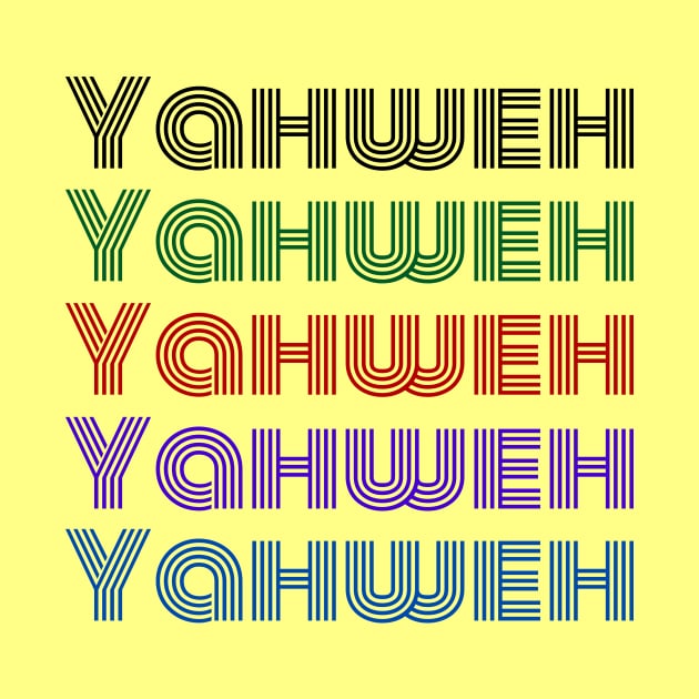 Yahweh | Christian Typography by All Things Gospel