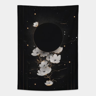 Galaxy Flowers Tapestry