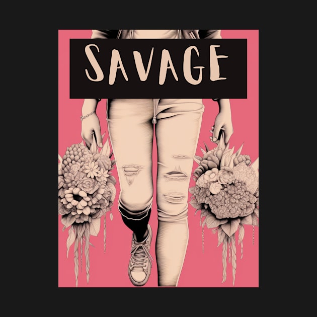 savage girl by MetamorphoseHob