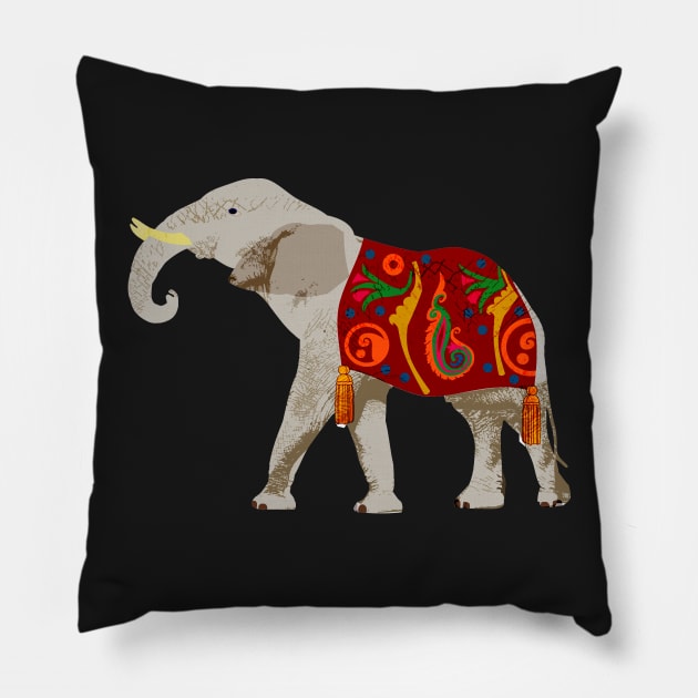 Elephant Pillow by evisionarts