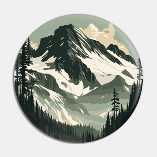 Mount rainier National Park Pin