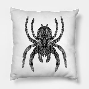 Cross Hatching Tarantula V20 Pillow