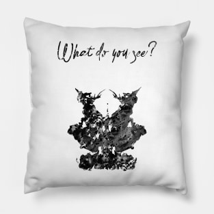 Rorschach inkblot test Pillow