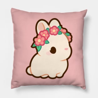 Flower Bunny Pillow