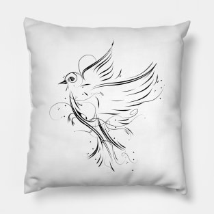 Flying bird Pillow