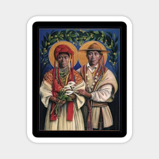 Guatemalan Marriage of Joseph & Mary Magnet