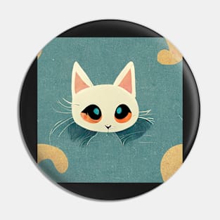 Cute Cat pattern 40 regular grid Pin