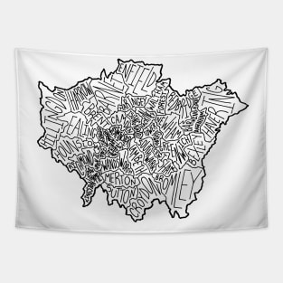 Map of London Tapestry