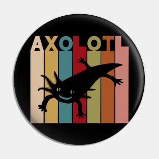 Vintage axolotl motif mexico aquarium lizard Pin
