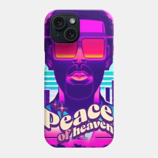 Peace of heaven synthwave california los angeles Phone Case